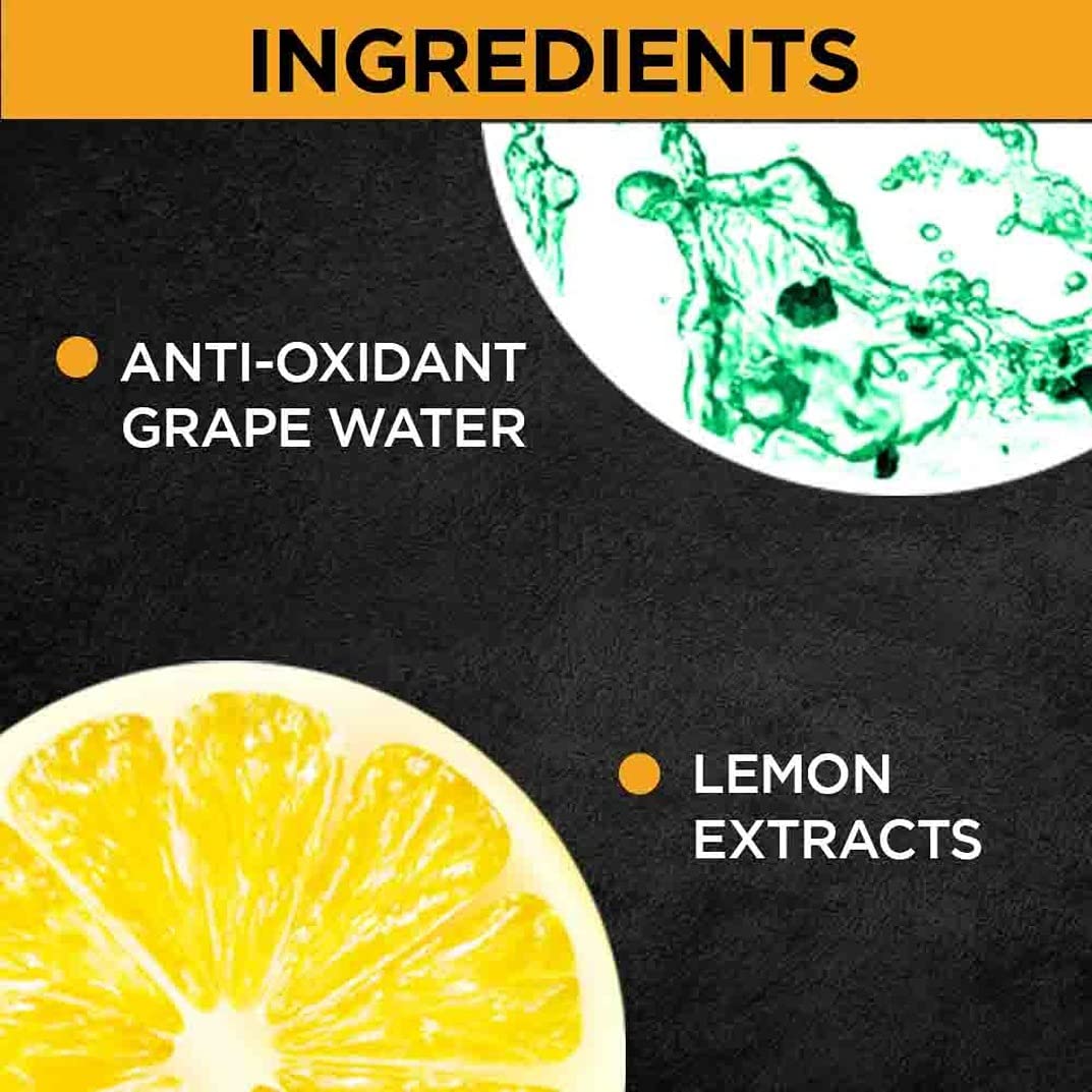 Garnier Men, Face Wash, Brightening & Anti-Pollution, TurboBright Double Action - Image 3