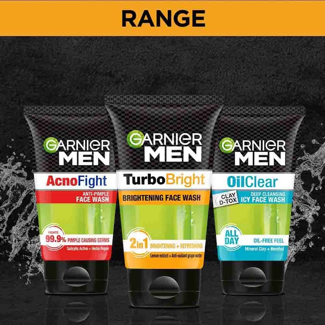Garnier Men, Face Wash, Brightening & Anti-Pollution, TurboBright Double Action - Image 7