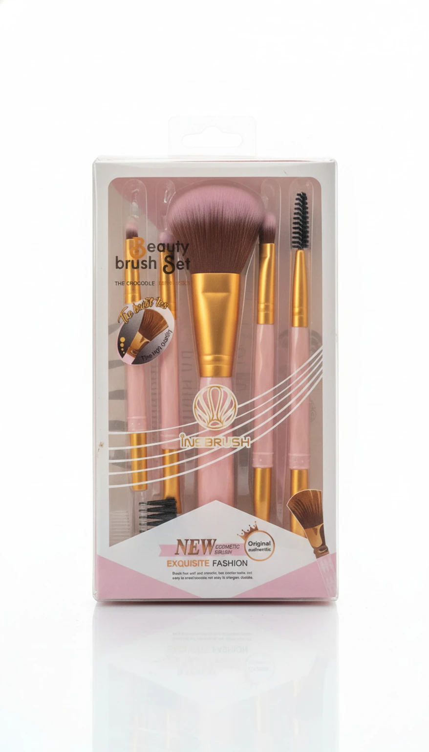 Beauty Brush 5 Pcs Brush Set (Pack of 5)