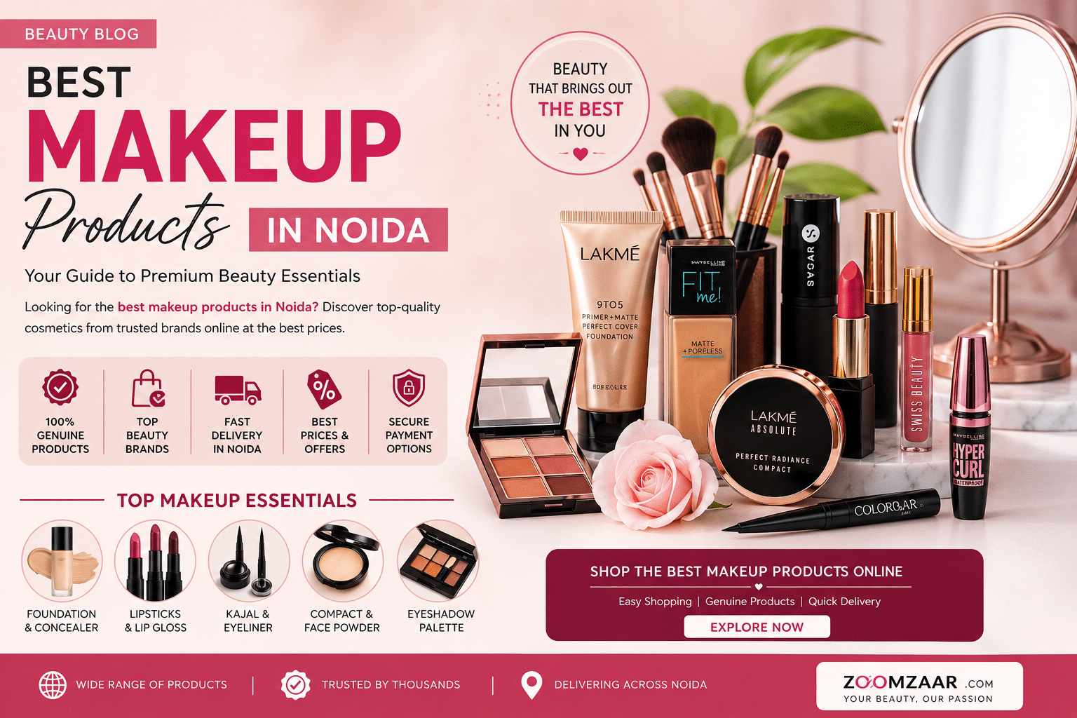 Best Makeup Products in Noida